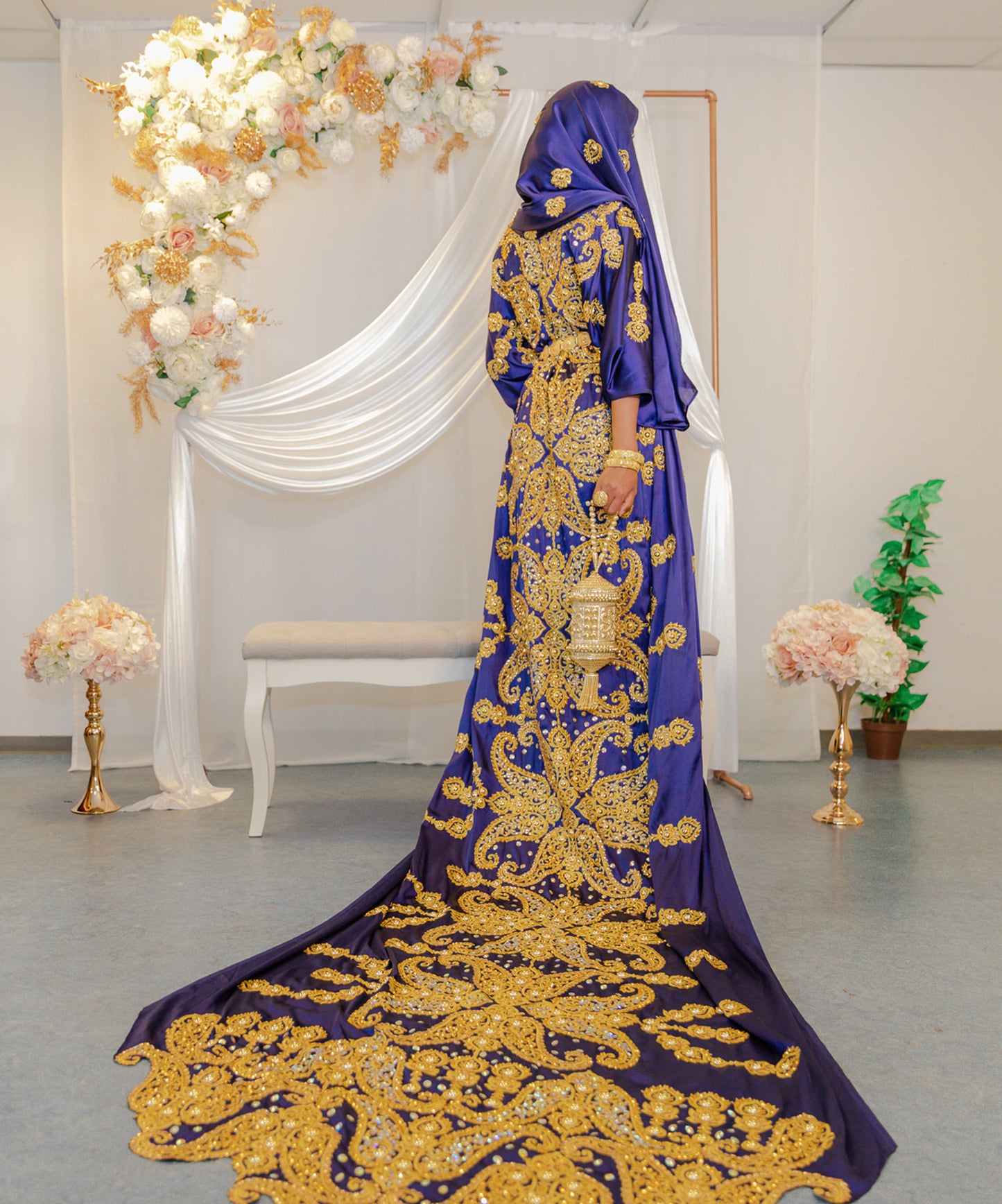 Marwa Bridal Dirac, Blue