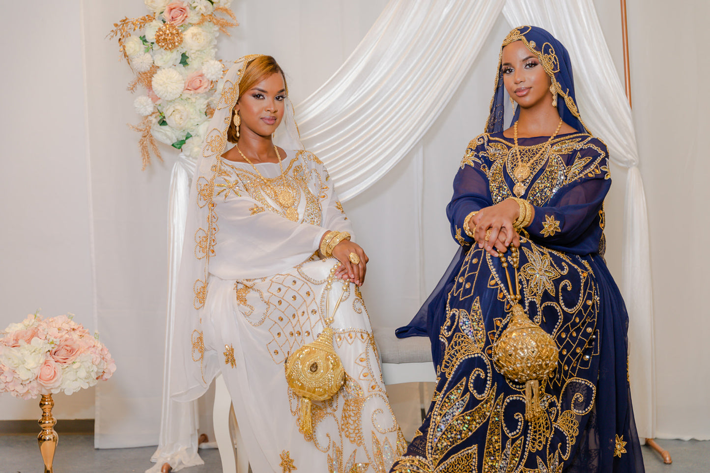 Safa Bridal Dirac, Navy Blue
