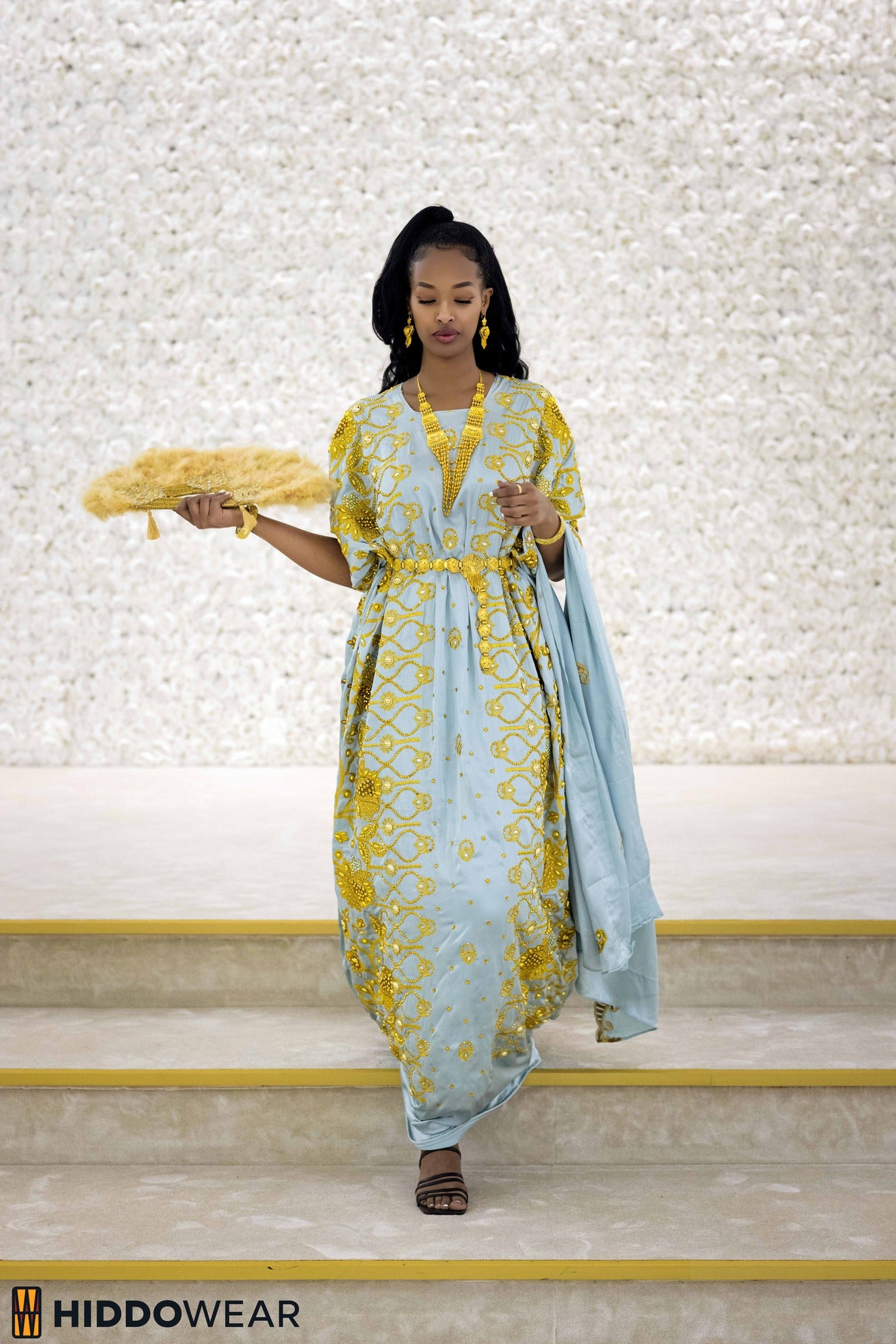 Hayat Bridal Dirac baby blue