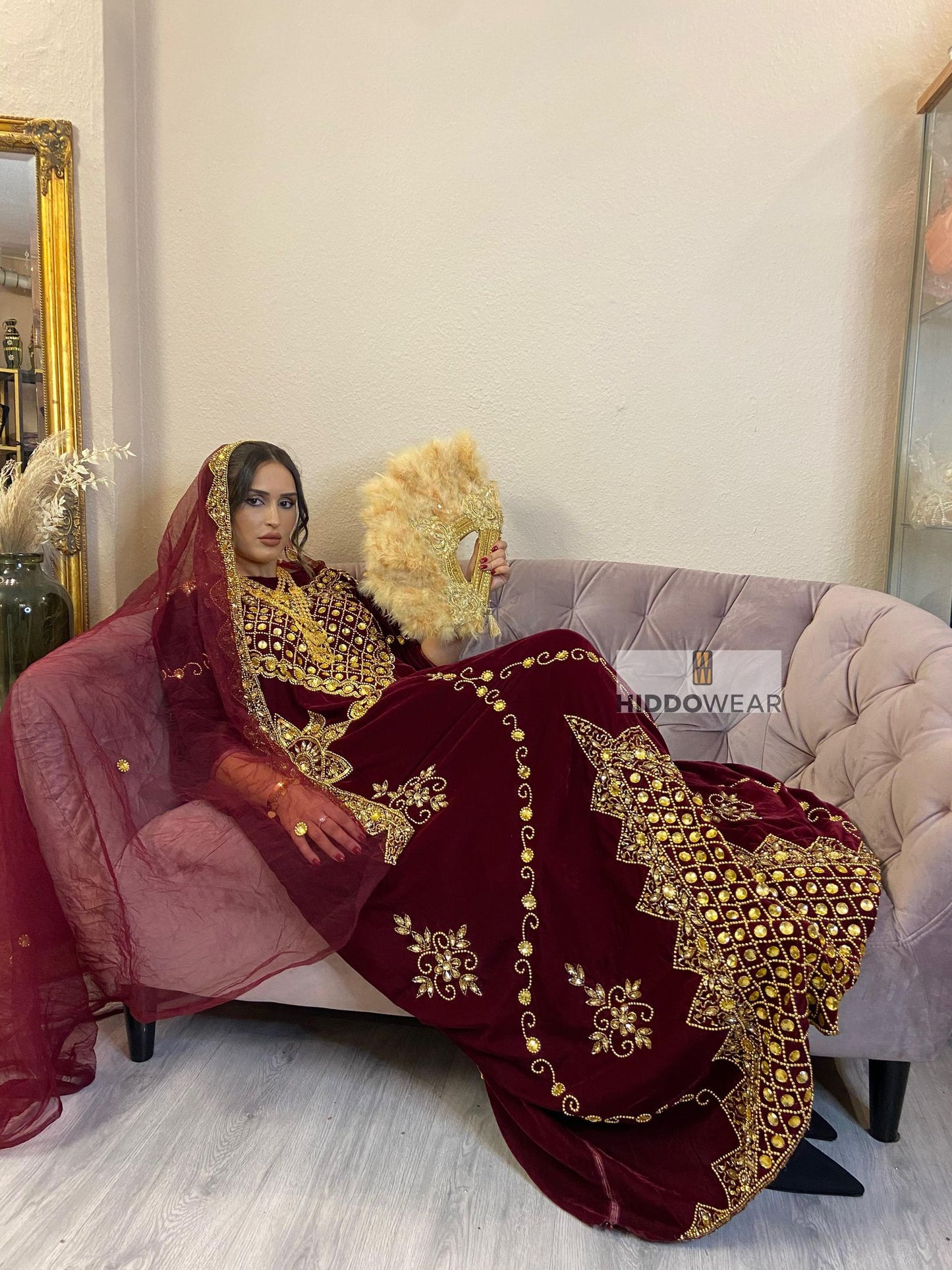 Medina Bridal Dirac, Maroon