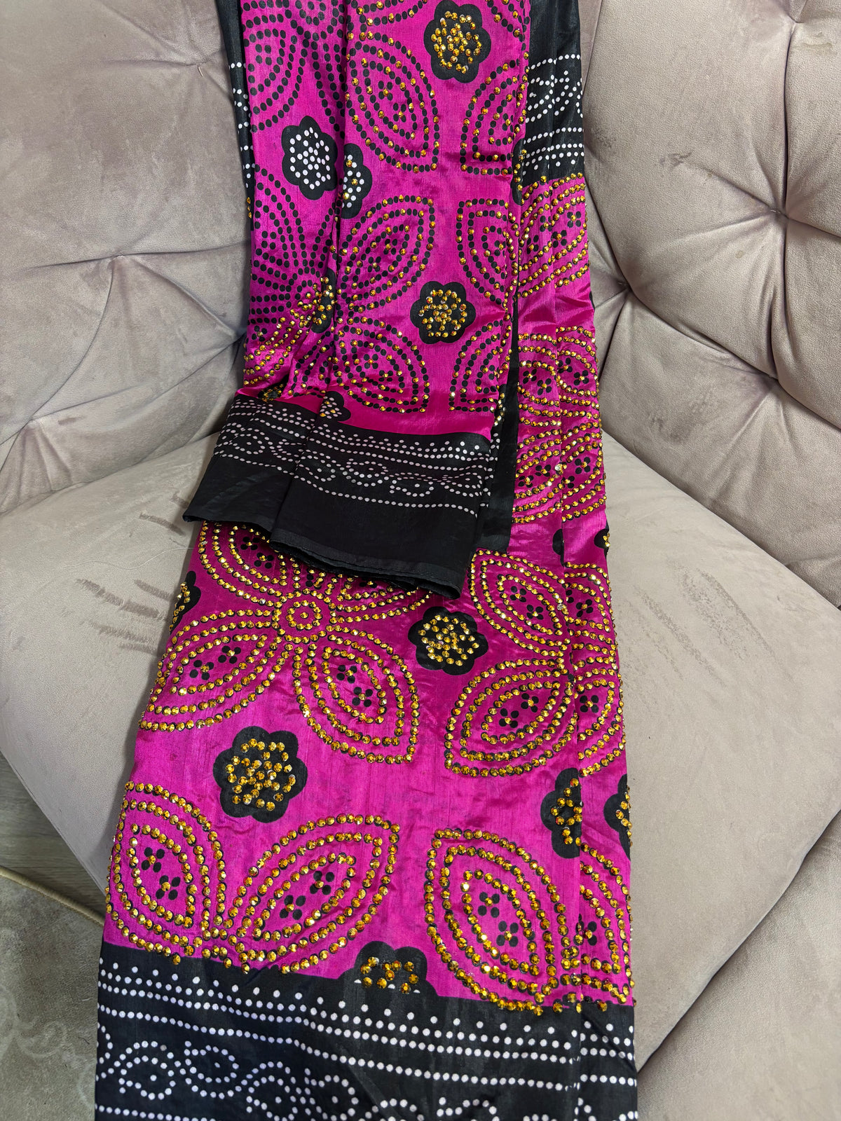 Bridal Shash, fuchsia pink