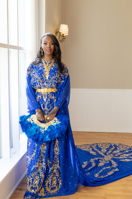 Arliyo Bridal Dirac, Royal Blue (Riyo Collection)