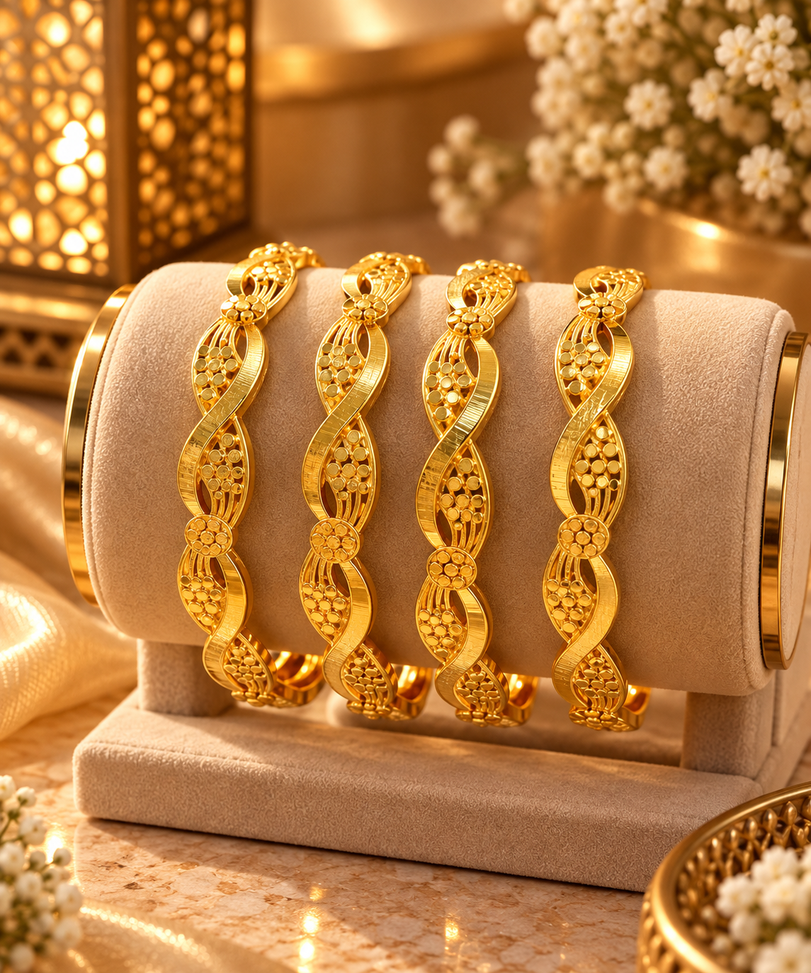 Aaliya Gold Bracelet