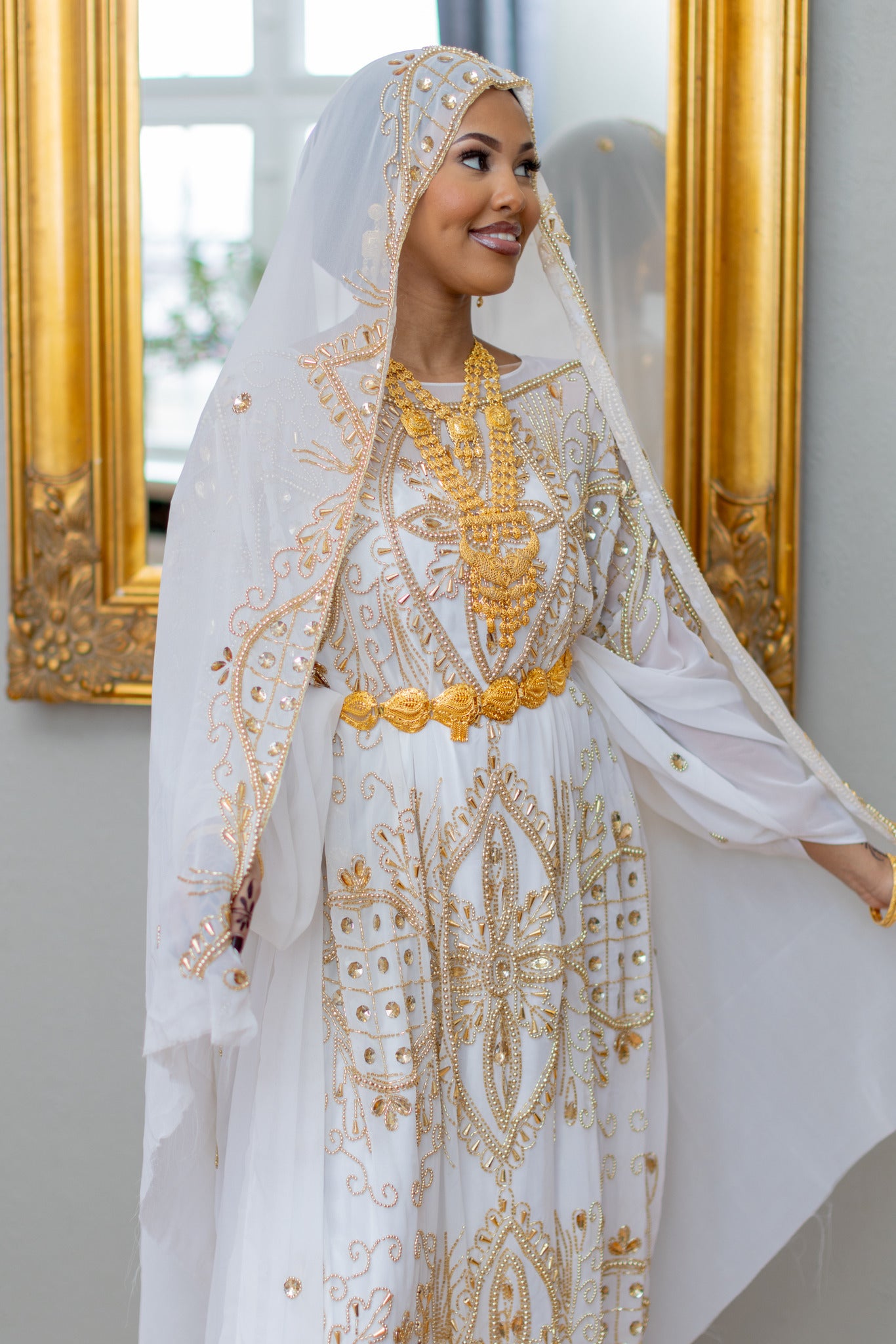 Asli Bridal Dirac, White (Riyo Collection)