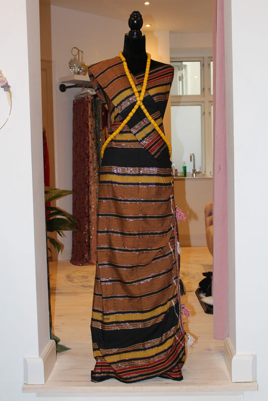 Black, Orange & Yellow Guntiino
